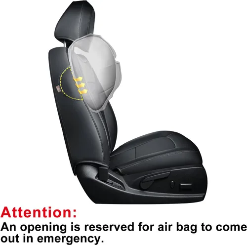 Vista 3 de LUCKYMAN CLUB 2 fundas de asiento delanteras Chevy Colorado, aptas para camión de trabajo Colorado Crew Cab Z71 LT ZR2 2015-2022 con piel sintética