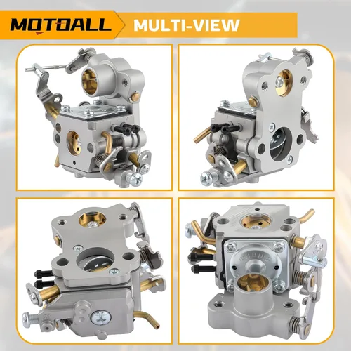 Vista 5 de MOTOALL Carburador C1M-W26 para motosierra Poulan Pro PP4218 PP4218A con filtro de aire 530057869, 2 x 3.5 x 630 manguera de línea de combustible