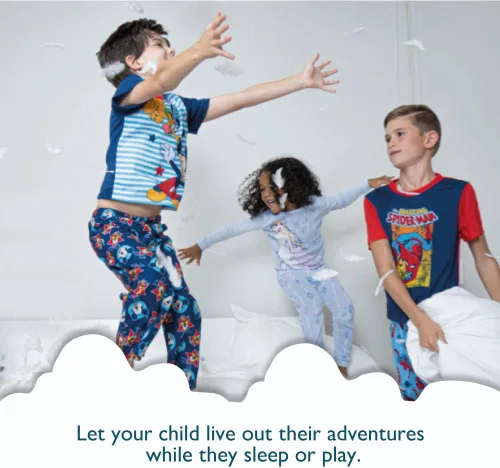 Vista 2 de Nickelodeon Paw Patrol Baby Shark Blues Clues 4-Piece Cotton Pajama Set