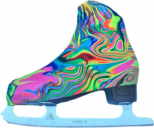 Vista 9 de Ice Fire 1 par de fundas para botas de patinaje Protector duradero para botas de hielo/figura/patines Tamaño universal Accesorio de patinaje