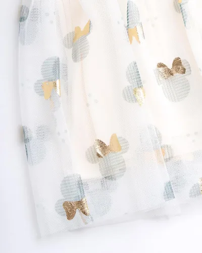 Vista 5 de Disney Vestido Encanto para niñas Vestido Mirabel Encanto para niñas Vestido tutú de princesa para niños pequeños (tamaños 2T-6X)