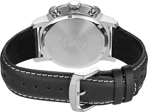 Vista 4 de Citizen Men's Eco-Drive Weekender Brycen Chronograph Watch in Stainless Steel