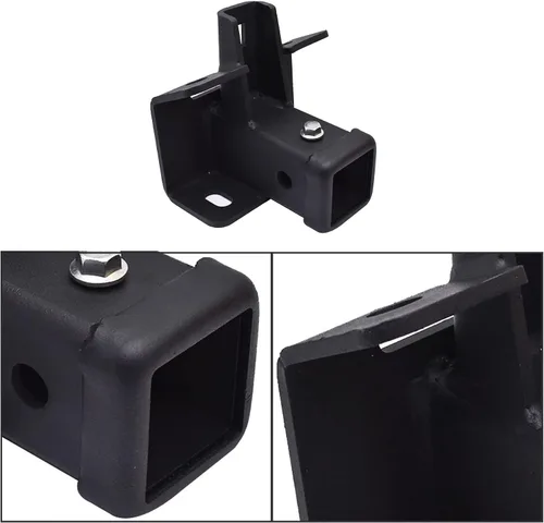 Vista 2 de Receptor de enganche de remolque de remolque de repuesto de acero negro para 2006-2016 LR4