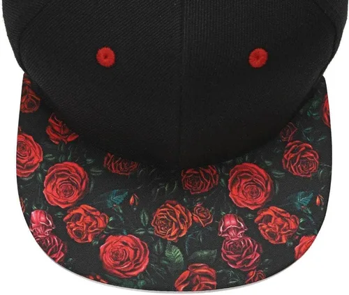 Vista 12 de Gorra de béisbol para hombre, estilo hip hop, visera plana, ajustable, unisex, ajustable, transpirable