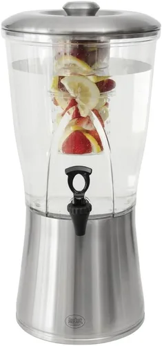 Vista 2 de Tablecraft Silhouette - Dispensador de bebidas Tritan y acero inoxidable de 3.5 galones