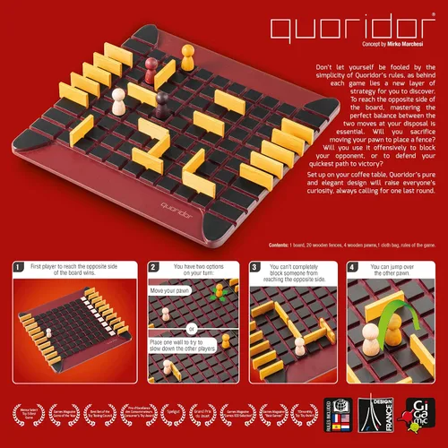 Vista 2 de Juego clásico Quoridor Gigamic