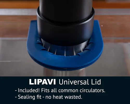 Vista 4 de LIPAVI Sistema Sous Vide Modelo NXC20-UNIR - con contenedor C20, un rack N20X y una tapa universal - se adapta a prácticamente cualquier máquina