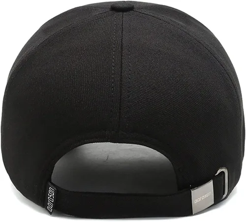 Vista 7 de Sombrero vintage de algodón para papá con picos de doble capa ajustable gorra de béisbol de moda para hombre
