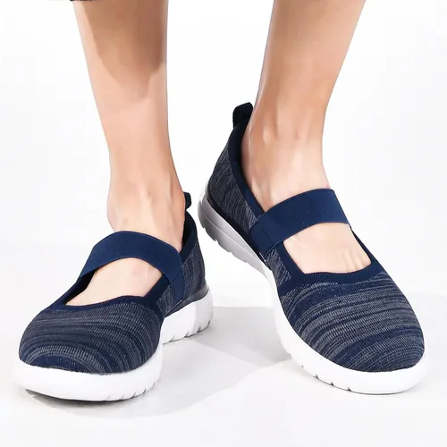 Vista 7 de Zapatos Mary Jane para caminar para mujer, zapatos casuales de enfermería, cómodos, antideslizantes, para trabajo y oficina