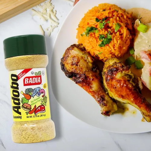 Vista 4 de Badia Adobo sin pimienta, 12.75 oz - Mezcla de condimentos latinos tradicionales