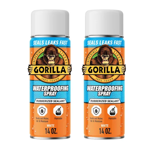 Vista 12 de Gorilla Aerosol blanco impermeable para parchar y sellar
