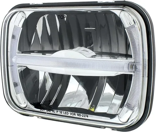 Vista 4 de 5" x 7" Luz LED rectangular con luz LED Bar