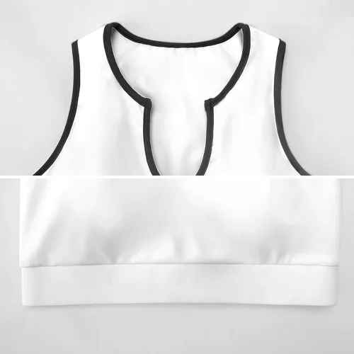 Vista 7 de TAIZIYEAH Camiseta sin mangas de yoga con la bandera de Nicaragua para mujer, camisetas recortadas para correr, brasier deportivo acolchado