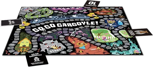 Vista 3 de Archie McPhee - Juego de mesa de gárgolas - Go Go Go Gárgola! El juego de la suerte y las gárgolas