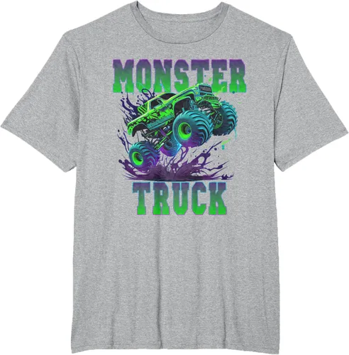 Vista 42 de Camiseta Monster Truck 4x4, Negro