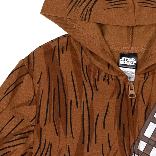 Vista 3 de STAR WARS The Child - Sudadera con capucha de forro polar con cremallera para niños pequeños a grandes