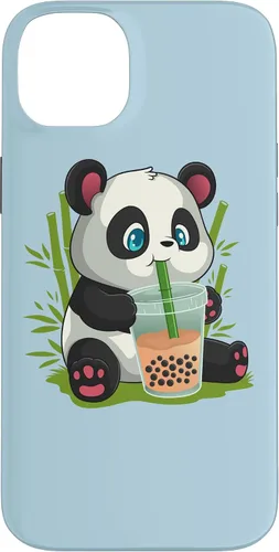 Vista 15 de Kawaii Cute Anime Panda Otaku Japanese Bubble Boba Case for iPhone 17