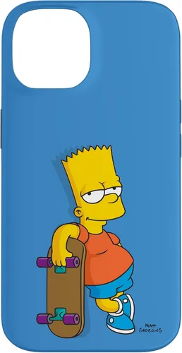 Vista 4 de The Simpsons Bart Simpson - Carcasa para iPhone 17, color azul cielo