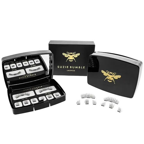 Vista 5 de Pestañas magnéticas de aspecto natural; kit de extensión de pestañas magnéticas reutilizables - Pestañas Postizas Magneticas - Viene con una hermosa