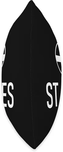 Vista 2 de I Love St Ives Cornwall Flag Heart Saint Piran Cornish Almohada