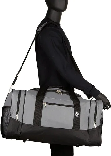 Vista 5 de Everest Equipaje-bolso deportivo - grande, Púrpura oscuro), 025-DPLBK