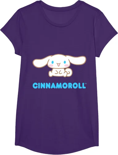 Vista 18 de Cinnamoroll Character Front and Back T-Shirt S Negro
