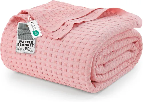 Vista 56 de Utopia Bedding Manta de gofre 100% algodón, tamaño individual, color negro, 90 x 72 pulgadas