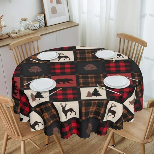 Vista 48 de Mantel azteca, diseño geométrico tribal, decoración rústica de nativos americanos, estilo suroeste, impermeable, lavable, para decoración de cocina