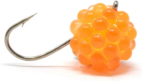 Vista 2 de CLAM Caviar Drop Tungsten Ice Fishing Jig Resplandor gráfico