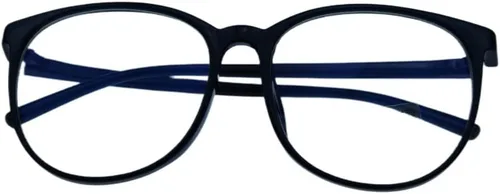 Vista 4 de Shiratori New retro Blue Light Blocking Glasses Round Nerd Eyeglasses Frame Anti Blue Ray Computer Game Glasses