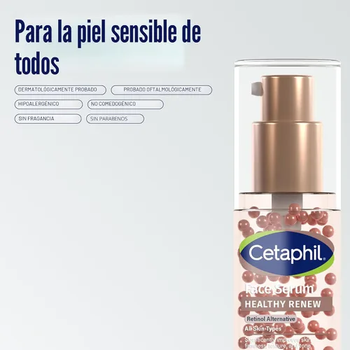 Vista 6 de Cetaphil Healthy Renew - Suero facial antienvejecimiento de 1 oz, suero alternativo al retinol para cara con niacinamida y péptidos, cuidado