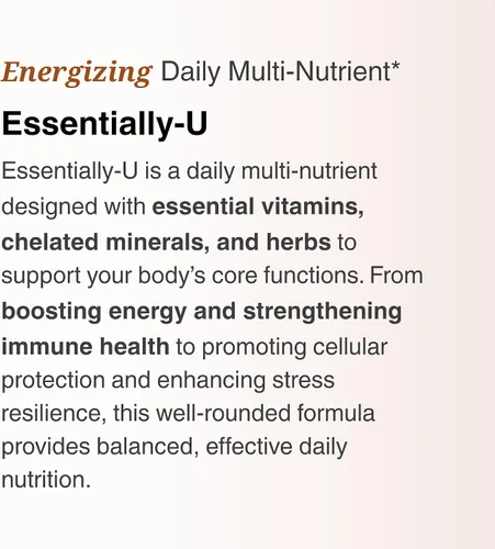 Vista 3 de Utzy Naturals Essentially-U Multi-Nutrient 180 Cápsulas