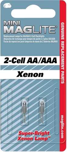 Vista 2 de Lámpara de xenón de repuesto MagLite para linterna Mini de 2 celdas AA/AAA