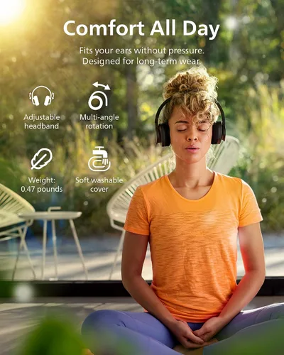Vista 4 de Philips Auriculares deportivos inalámbricos A4216, hasta 35 horas de tiempo de reproducción, cojines refrescantes lavables, protección IP55