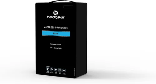 Vista 9 de Bedgear Paquete King Essentials: Protector básico de colchón y juego de sábanas, ligero, transpirable, sin ruido, funda de tela impermeable