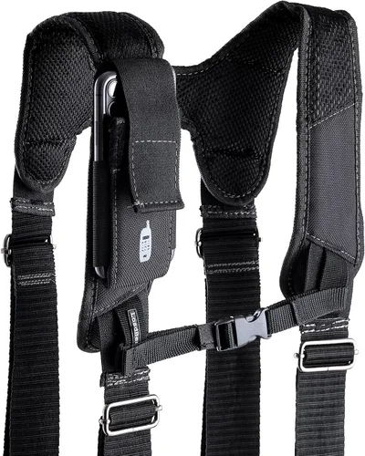 Vista 7 de Bucket Boss - Cinturón de herramientas balístico con tirantes, cinturones de herramientas - Serie profesional (57100), negro