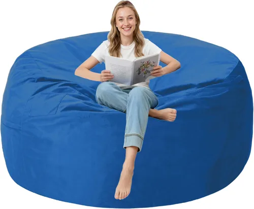 Vista 27 de Silla Puf de 2 Pies con Funda de Terciopelo Ultra Suave Sofá Puf con Espuma con Memoria Sillas Puf de Tamaño Grande Sofá Perezoso para Dormitorio