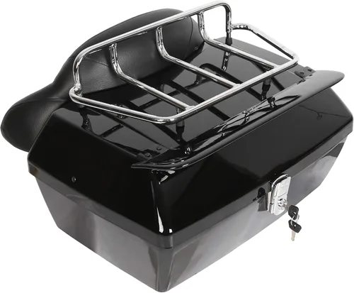 Vista 11 de ECOTRIC - Alforjas rígidas extendidas de 5 pulgadas para maletero, compatibles con todos los modelos Harley Davidson Road King Glide Softail Touring