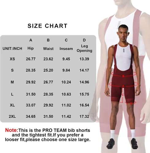 Vista 7 de Ciclismo baberos hombres Ciclismo Bib Shorts Hombres Road Bike Bicicletas Transpirable Acolchado Riding Tights Bib Shorts Ciclismo Hombres