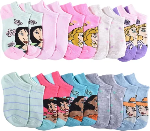 Vista 2 de Disney Princess Calcetines no se muestran para niñas