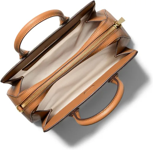 Vista 3 de Michael Kors - Laila, bolso pequeño para mujer Herrajes dorados/vainilla/bellota