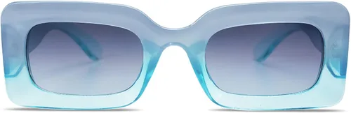 Vista 5 de SOJOS Retro 90s Small Nude Rectangle Sunglasses Womens Mens Trendy Chunky Glasses