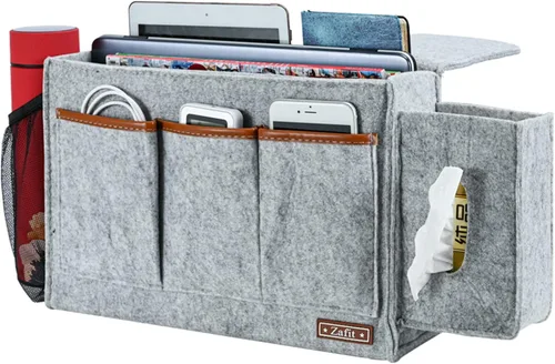 Vista 16 de Zafit Organizador de mesita de noche, organizador de almacenamiento de mesita de noche, organizador de mesita de noche, organizador para revistas