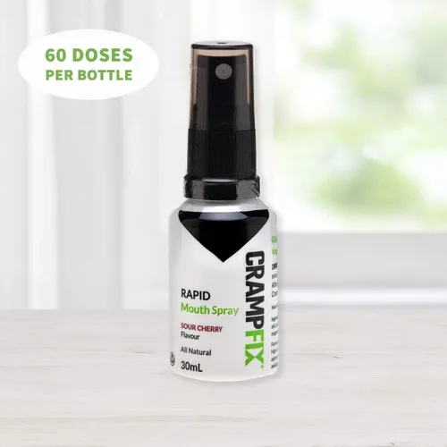 Vista 2 de CRAMPFIX Spray para calambres en las piernas, calambres nocturnos, totalmente natural, spray bucal para aliviar los calambres musculares rápidos
