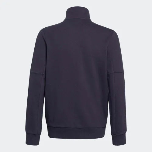 Vista 2 de adidas Chaqueta Tiro para niño, Legacy Burgundy App Sky Rush White
