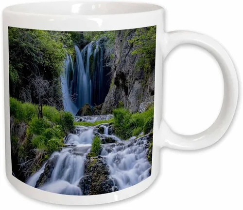 Vista 17 de 3dRose Tunnel on Iron Mountain Road at Sunset 11oz Two-Tone Black Mug
