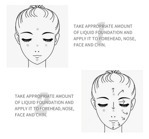 Vista 5 de PHOERA - Base de maquillaje líquida mate suave y impecable para mujeres. (porcelana #101)