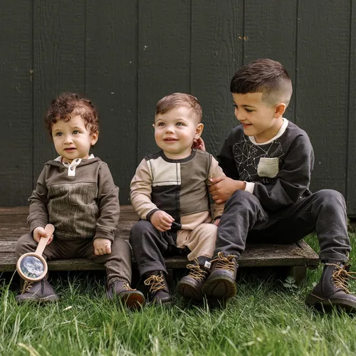 Vista 55 de Burt's Bees Mono de manga larga 100% orgánico para bebé niño