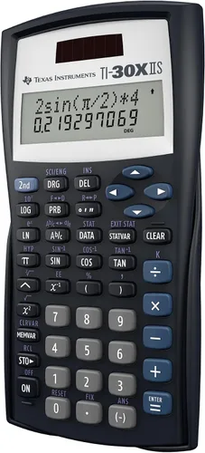 Vista 4 de Calculadora científica Texas Instruments TI-30 X IIS 2-Linea, Negro