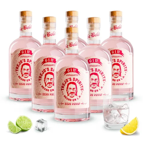 Vista 11 de Trejo's Spirits Alternativa a la Ginebra Rosa Sin Alcohol Sin Alcohol, Sin Gluten y Azúcar, A Base de Plantas, Apta para Keto 20 Calorías por